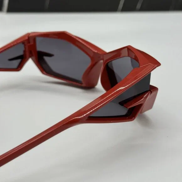 NEW GV40049U 66A GIVENCHY SUNGLASSES RED UNISEX RED EYEWEAR GIVENCHY